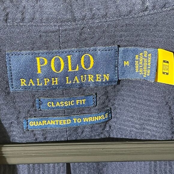 Polo Ralph Lauren
Classic Fit Seersucker Shirt in Navy - Picture 4 of 7
